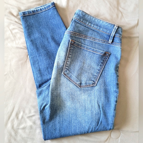 Loft Curvy Skinny Ankle -Sz 8, Blue, GUC - Picture 8 of 11